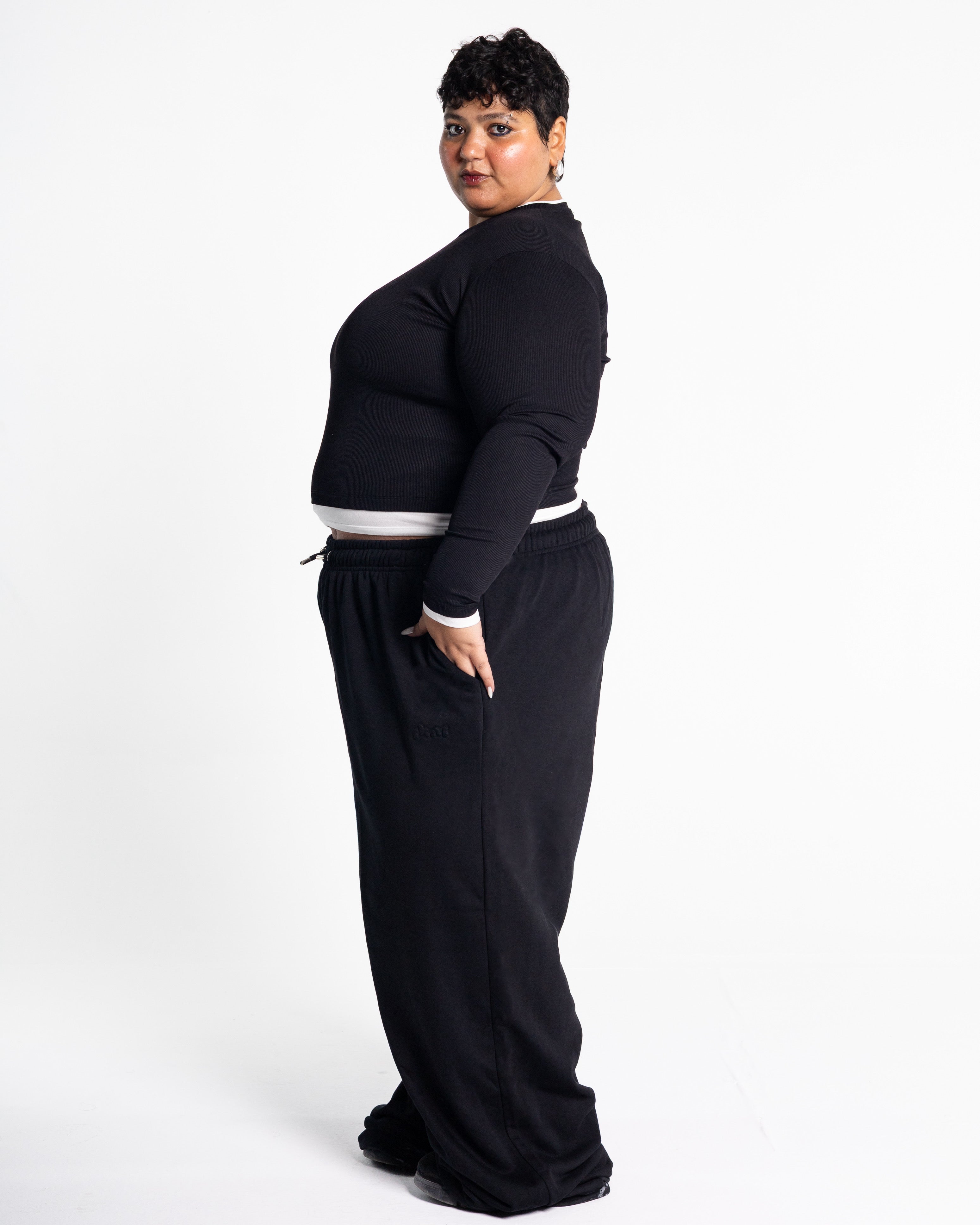 Grand-mere black sweatpants 2.0