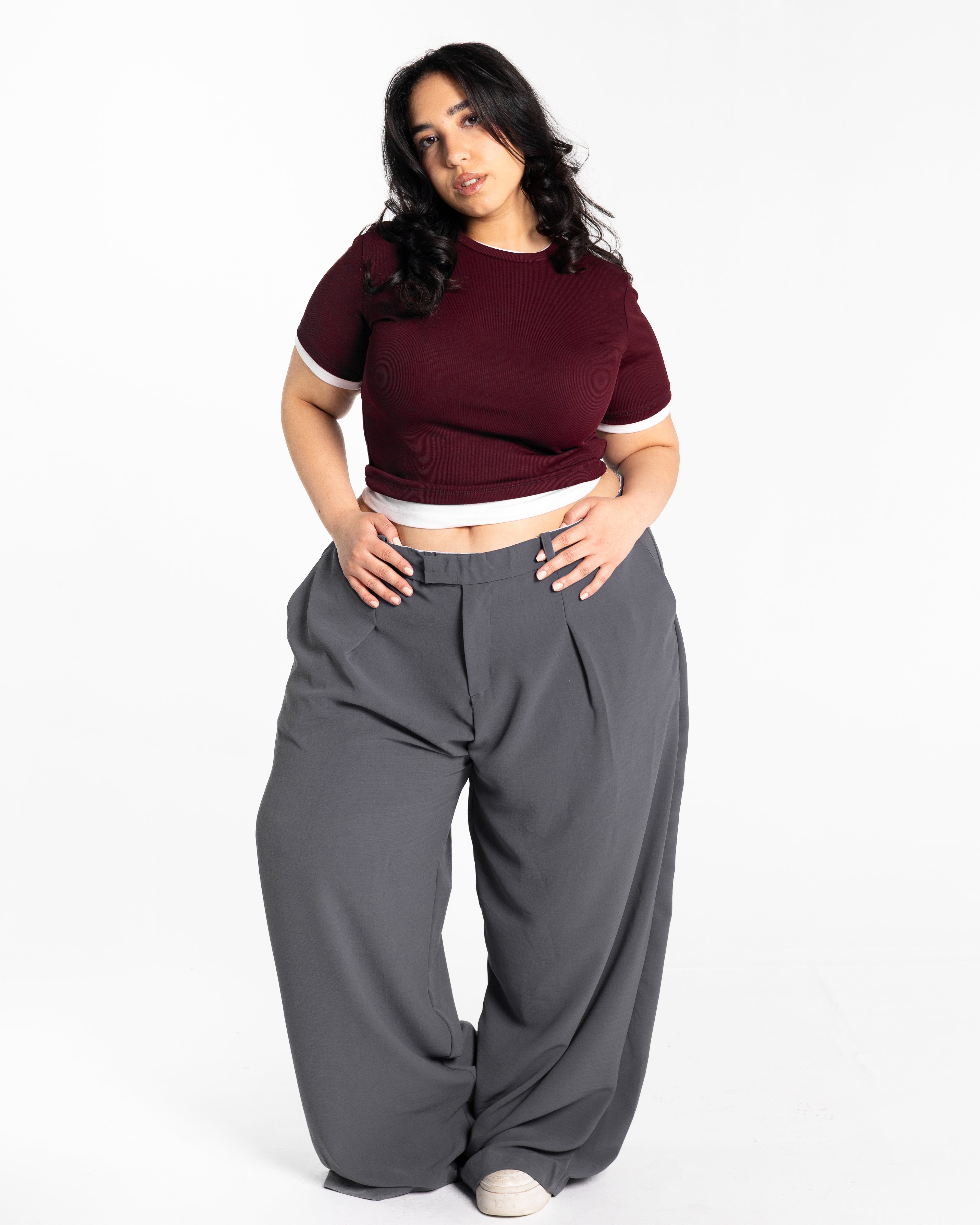 Mimi grey tailored pants