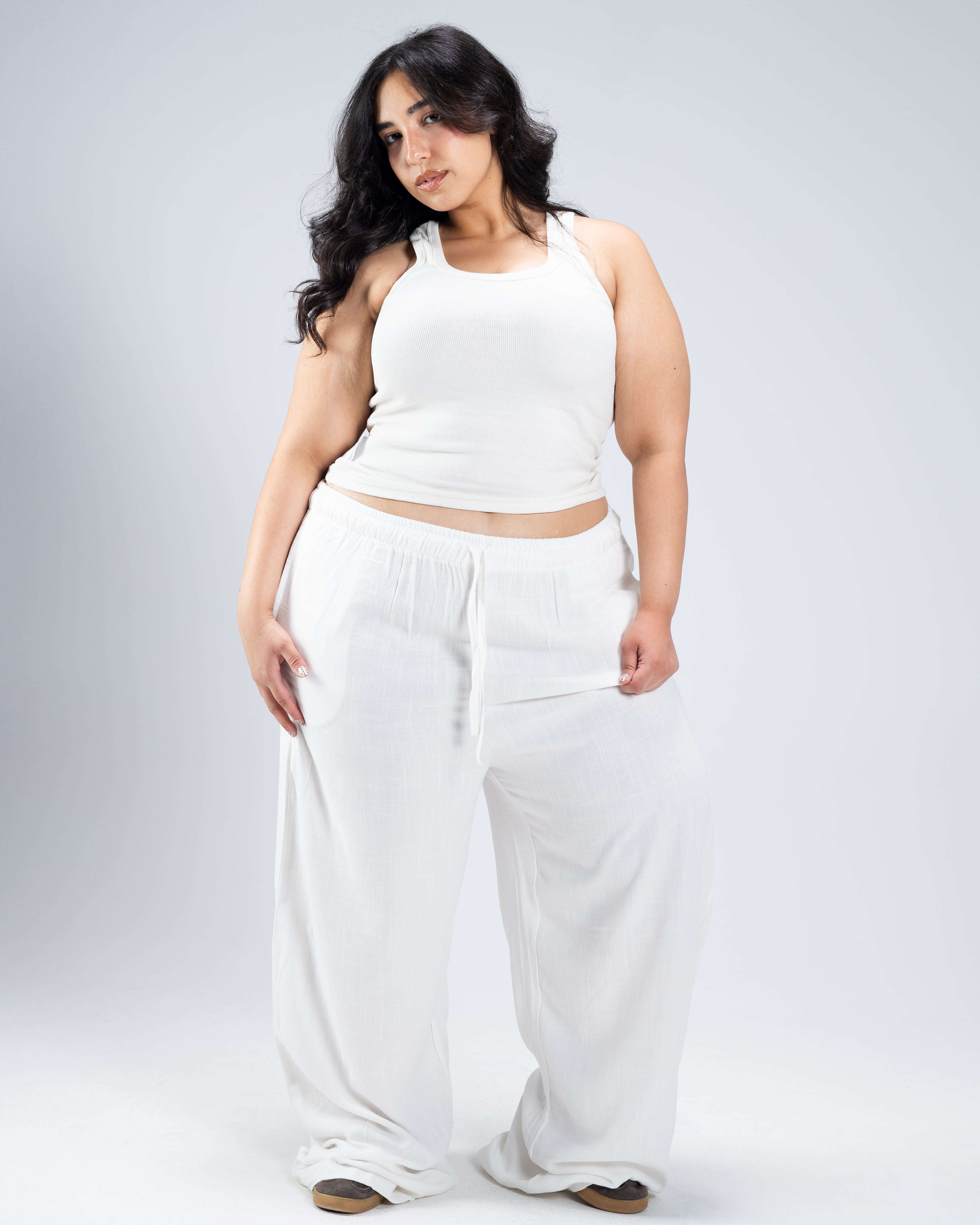 Off-white mamie linen