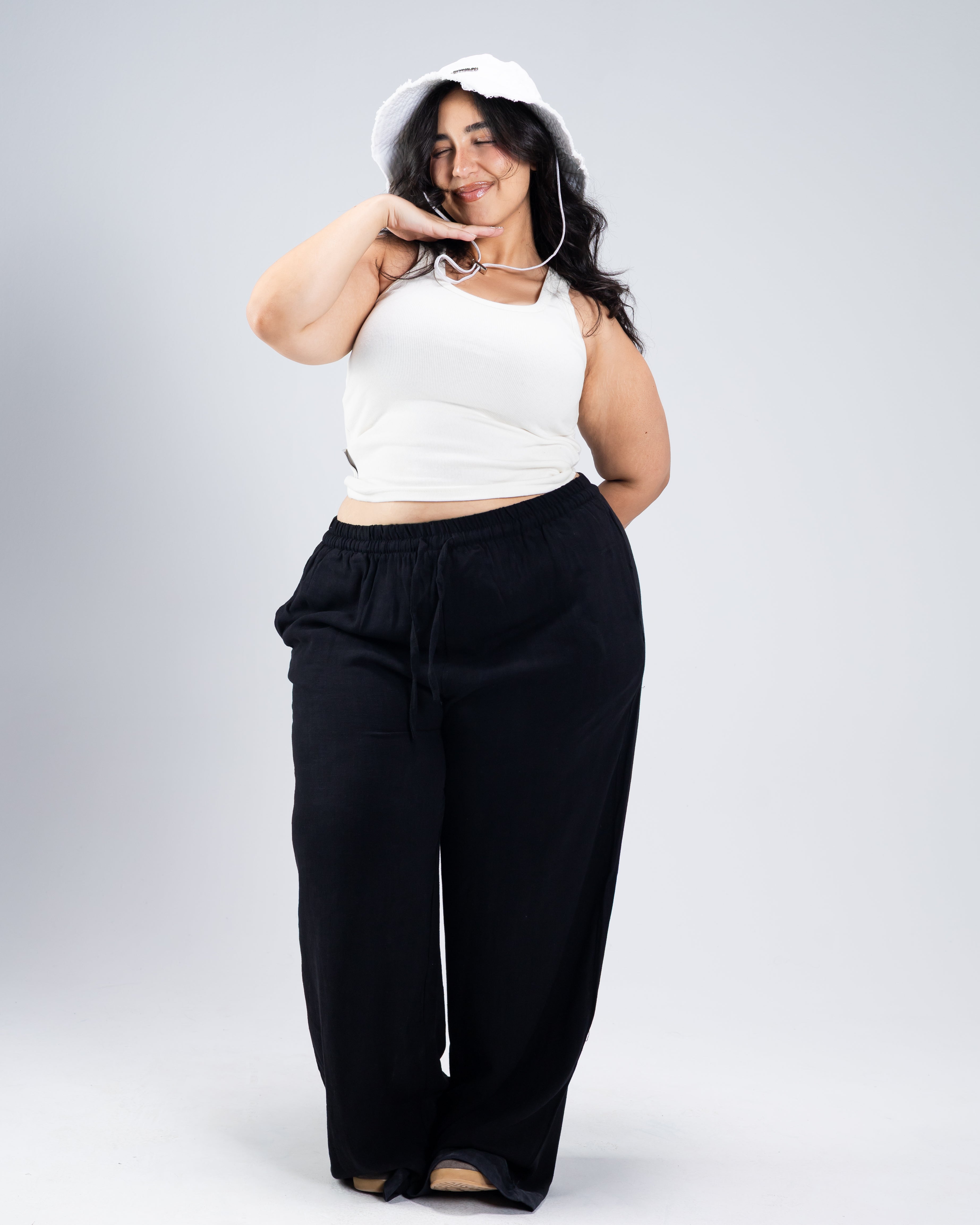 Black mamie linen