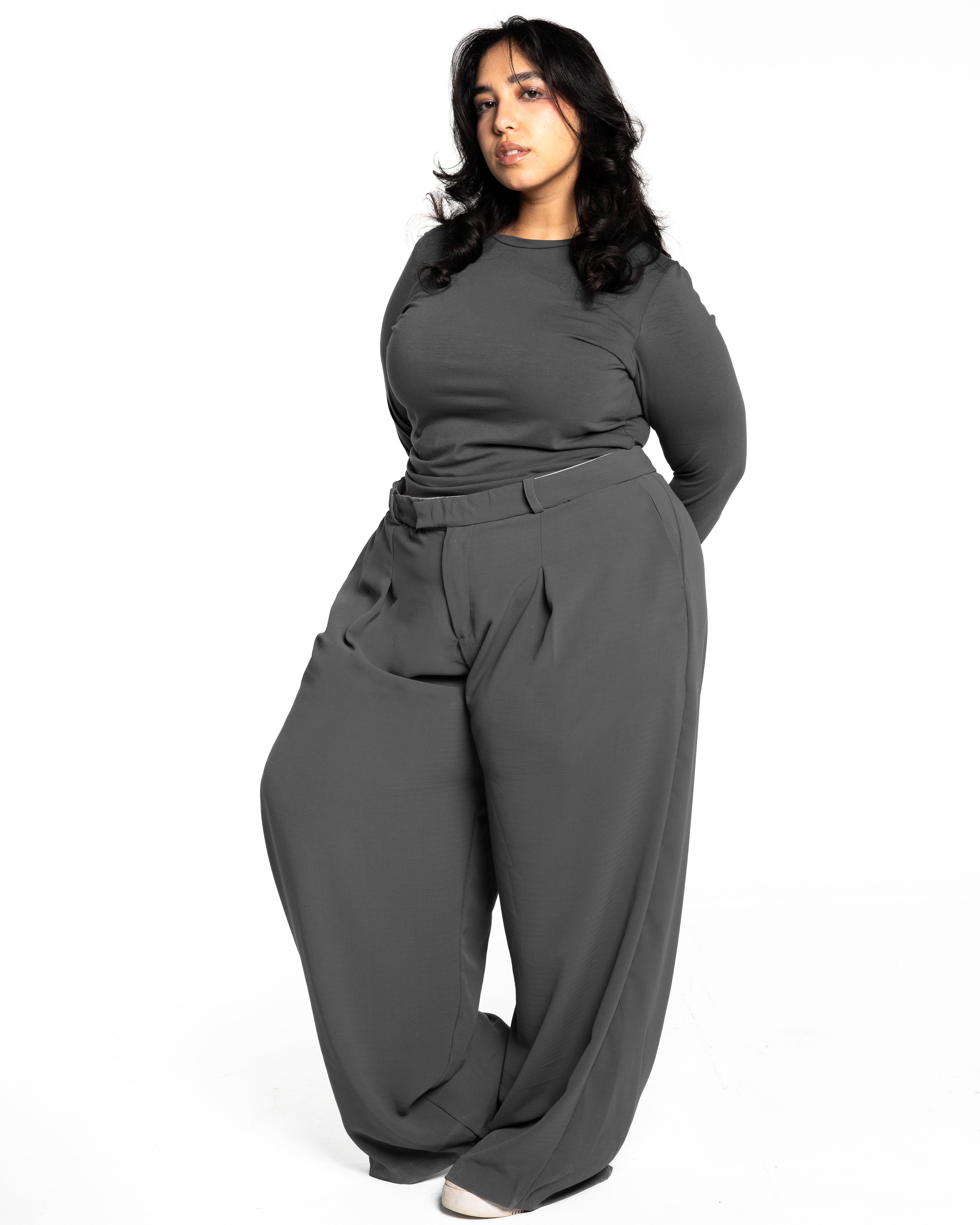 Mimi grey tailored pants