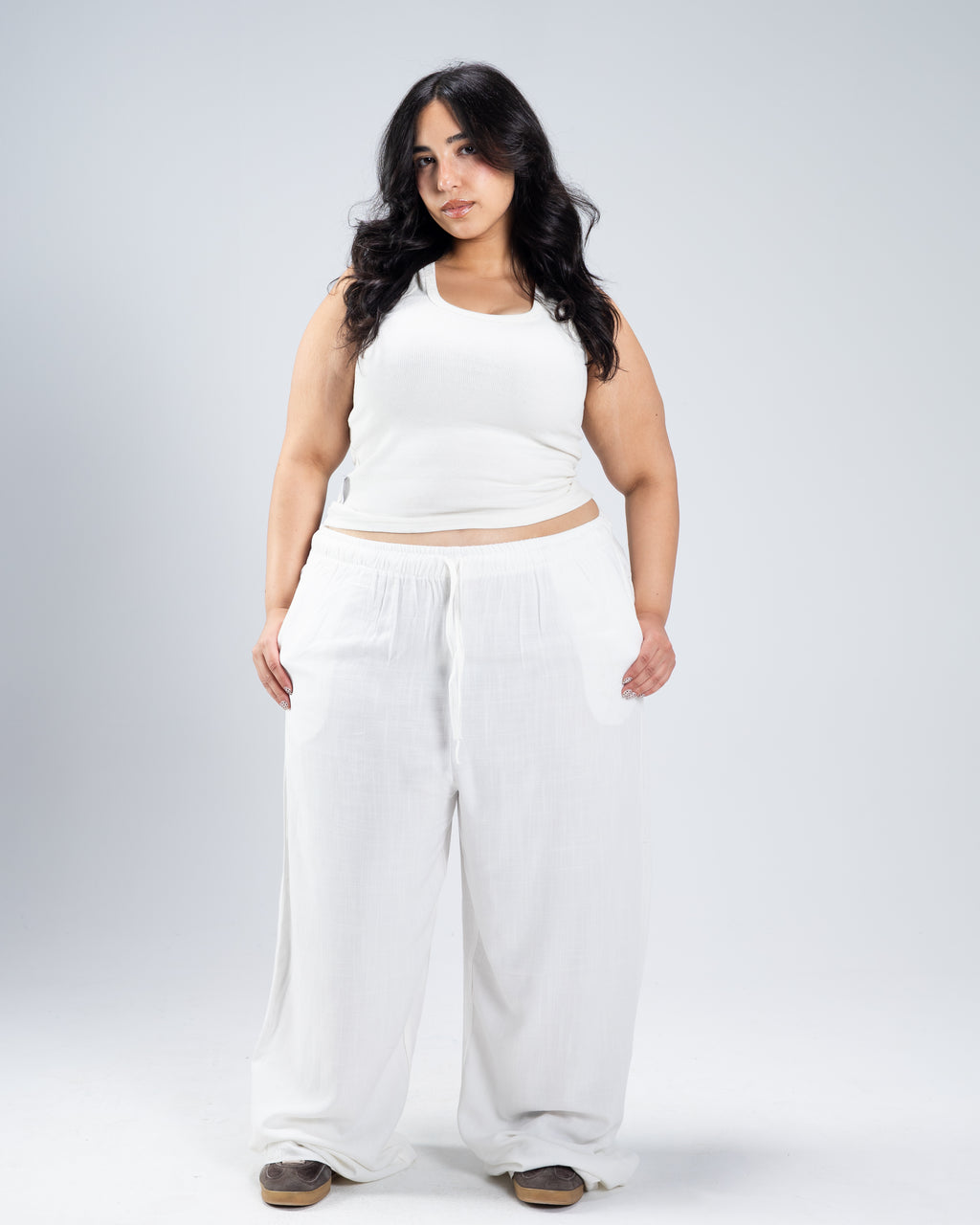 Off-white mamie linen