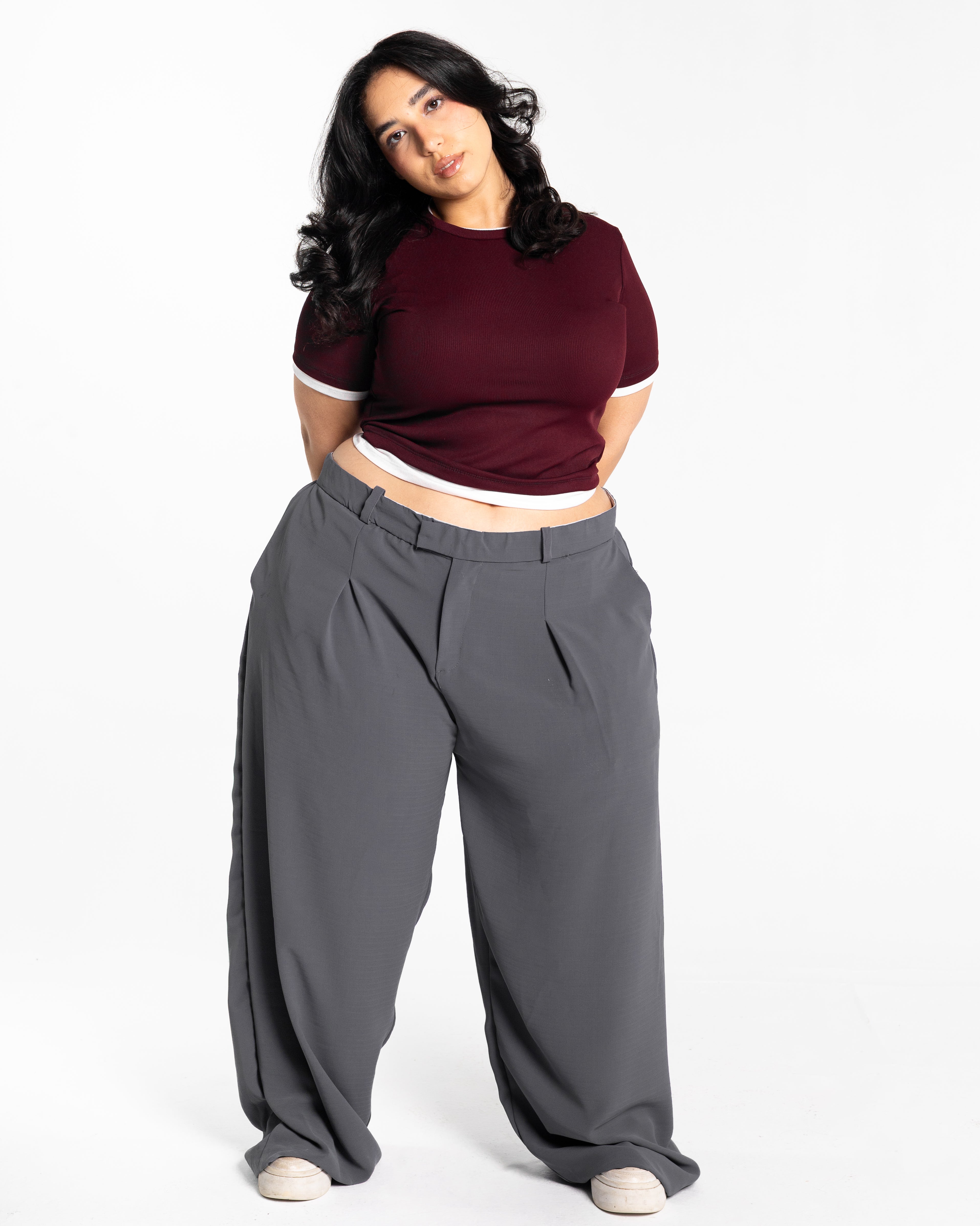 Mimi grey tailored pants