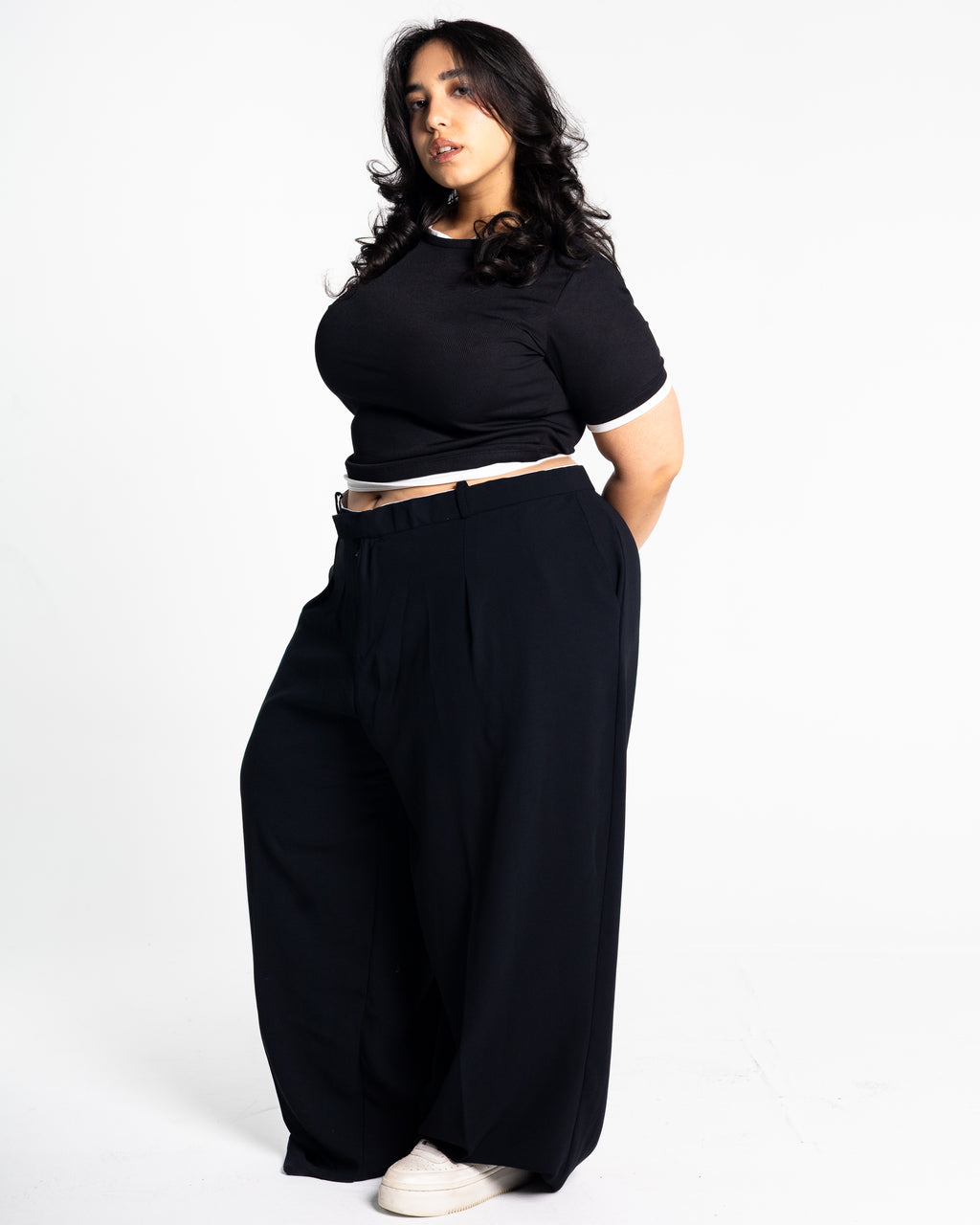 Mimi black tailored pants
