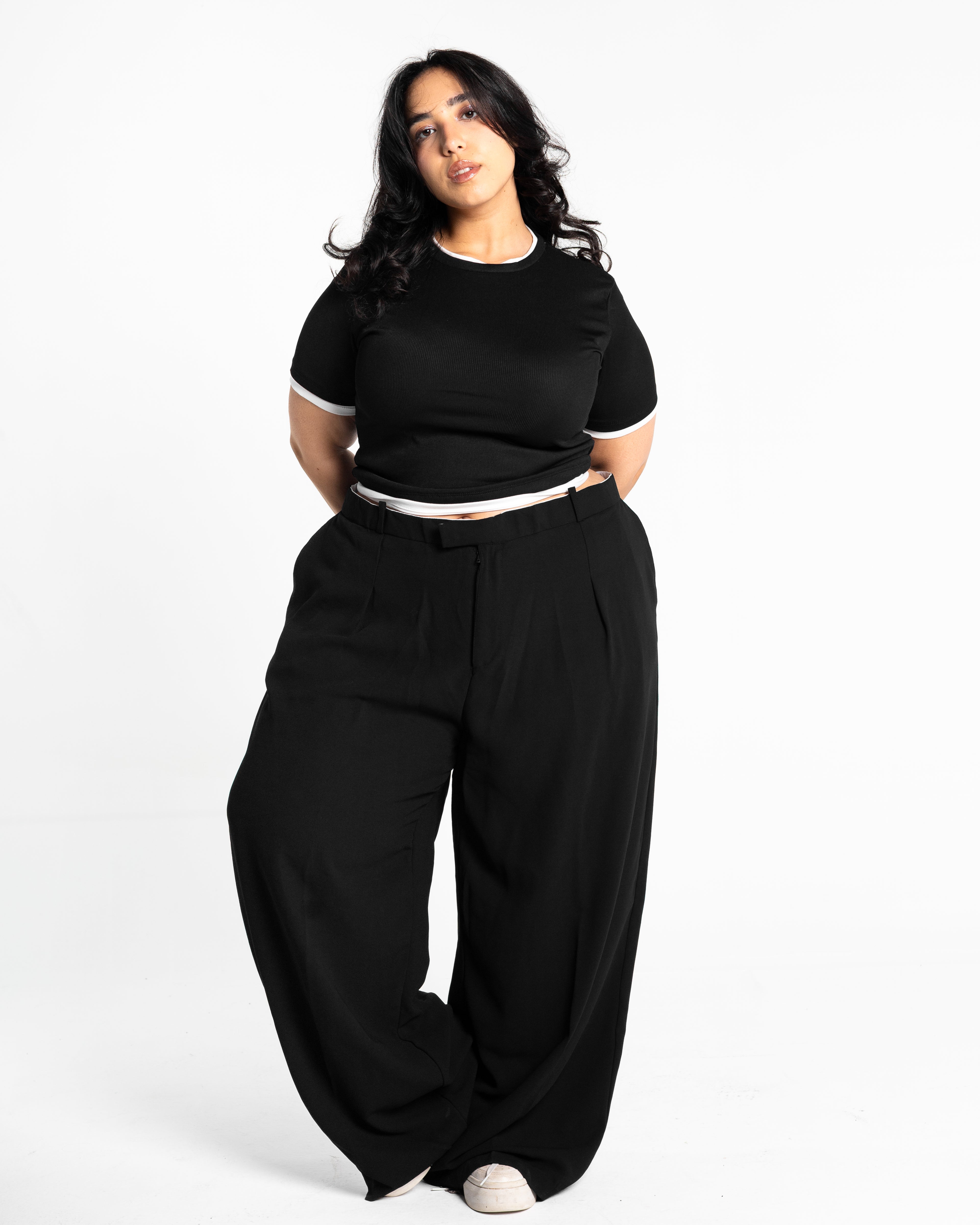 Mimi black tailored pants