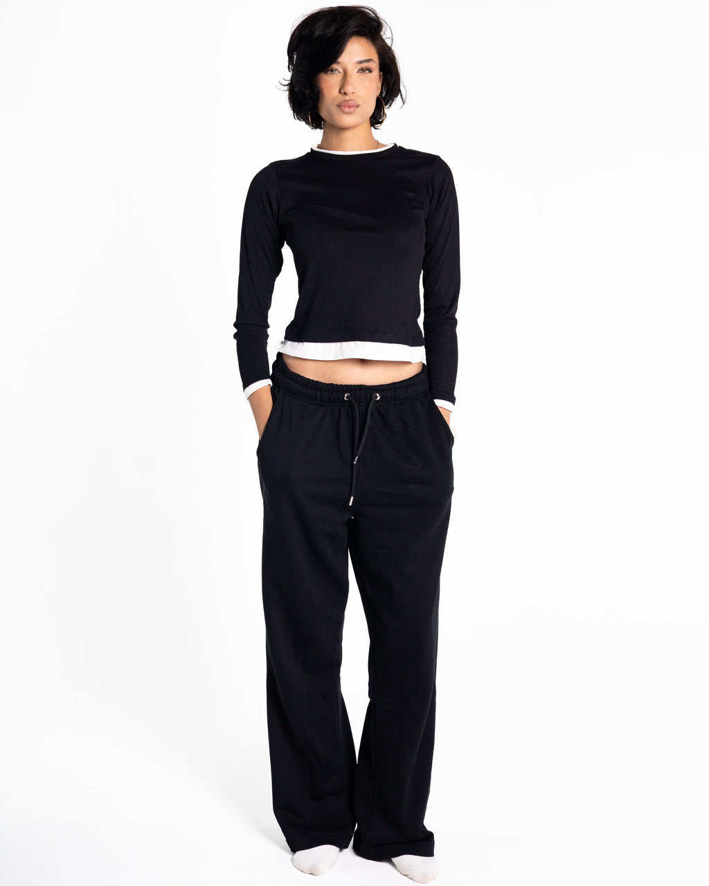 Grand-mere black sweatpants 2.0