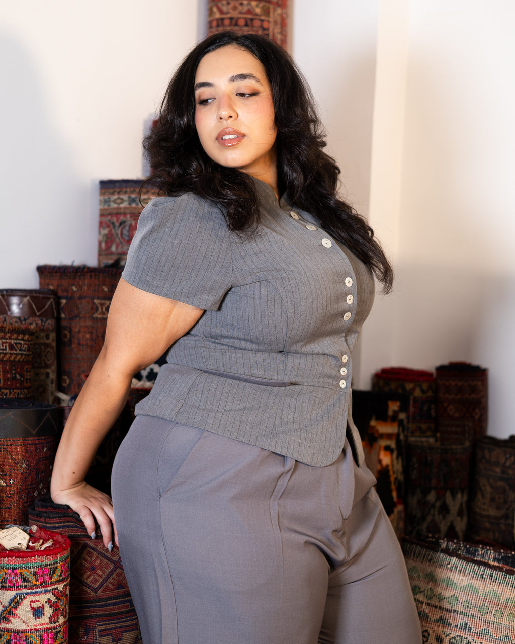 Mimi grey tailored pants 2.0