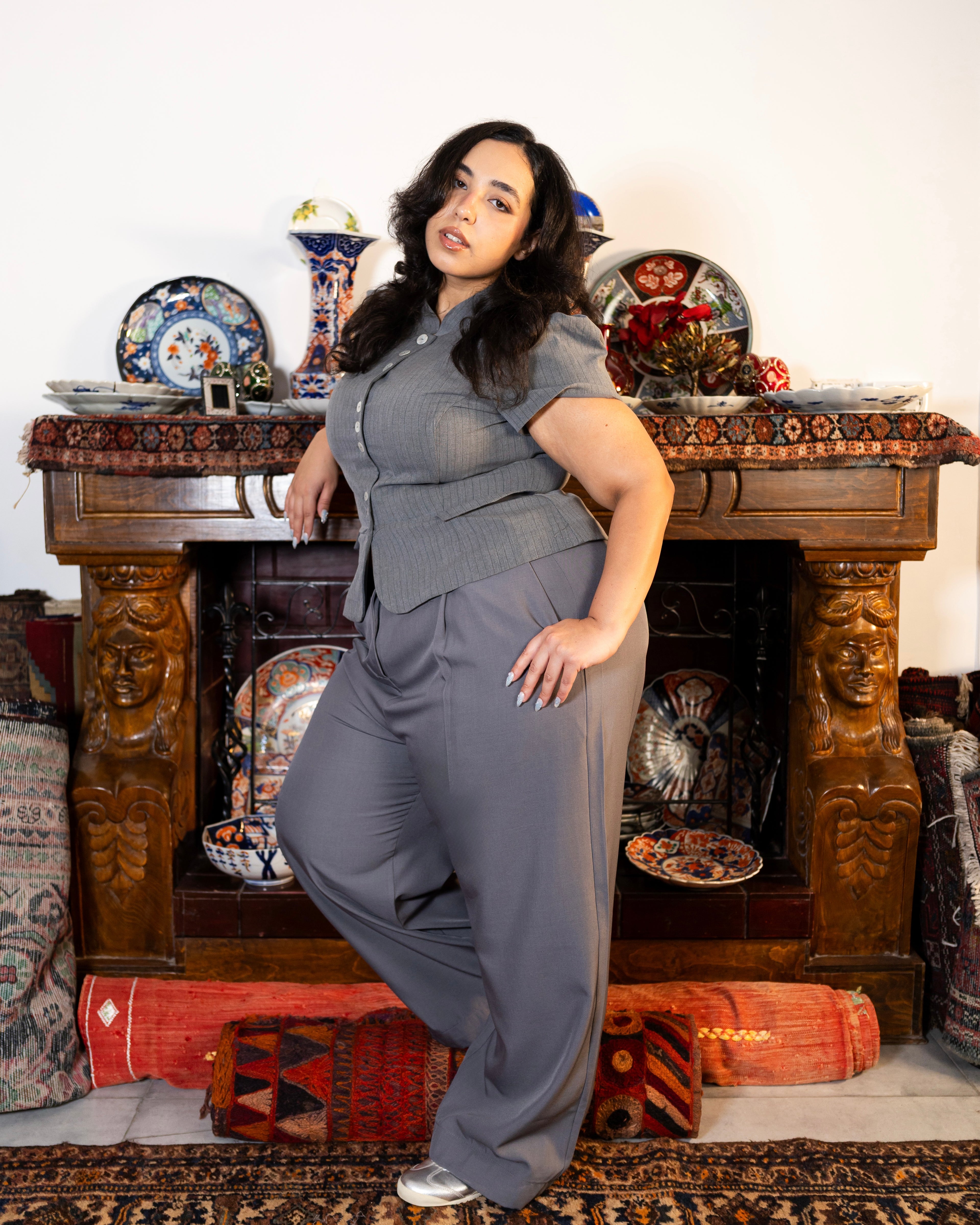 Mimi grey tailored pants 2.0