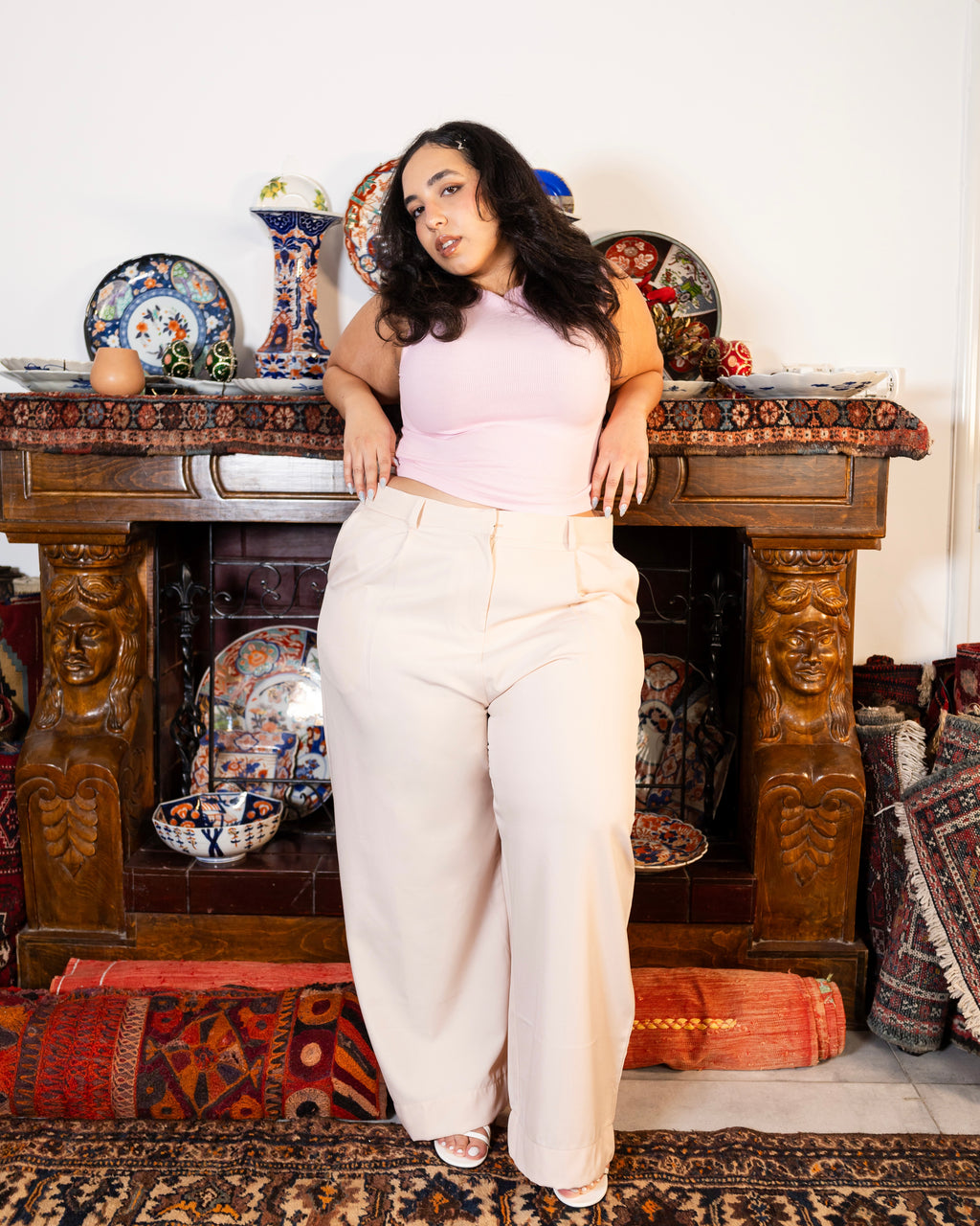 Mimi beige tailored pants 2.0