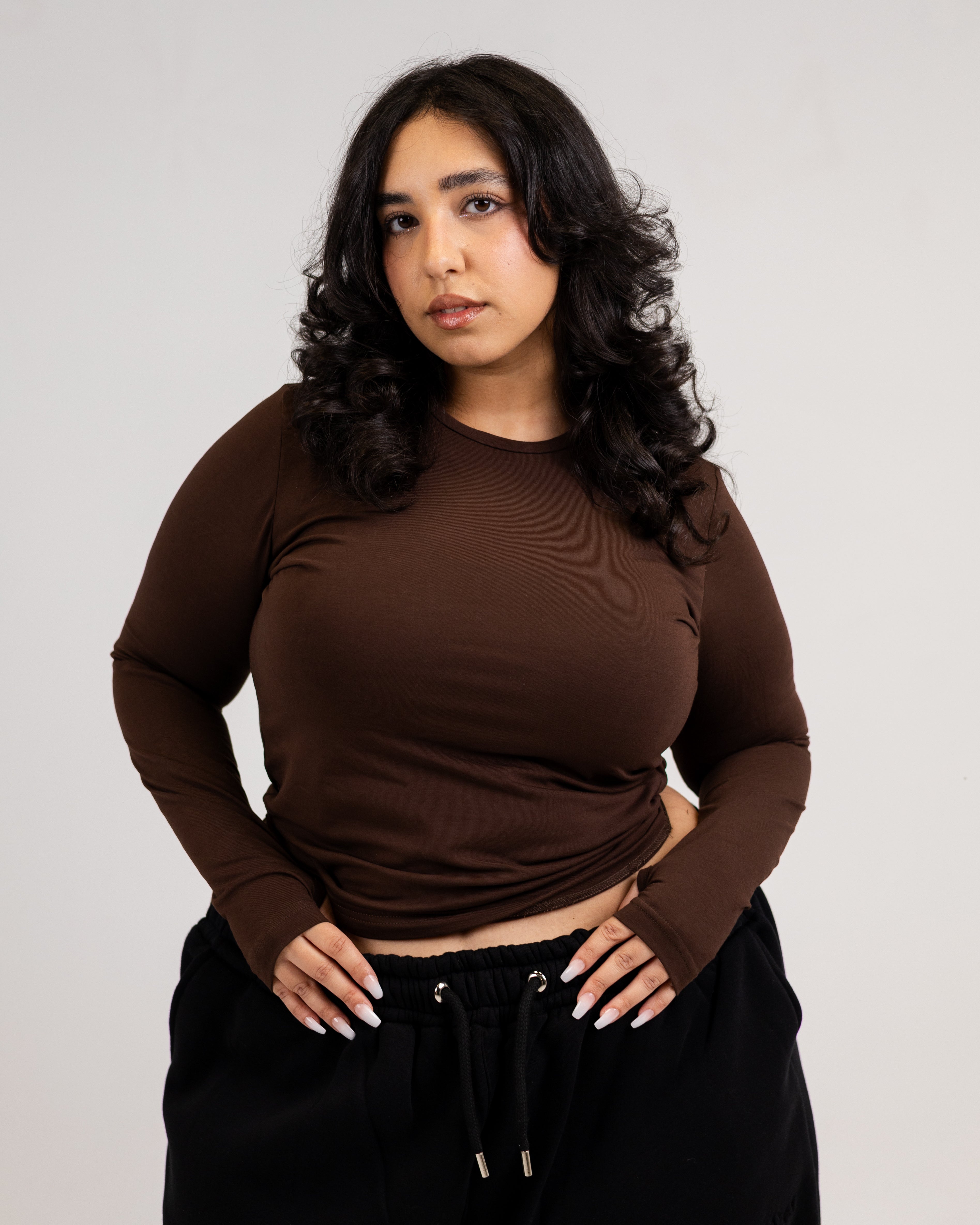 Brown Oma top