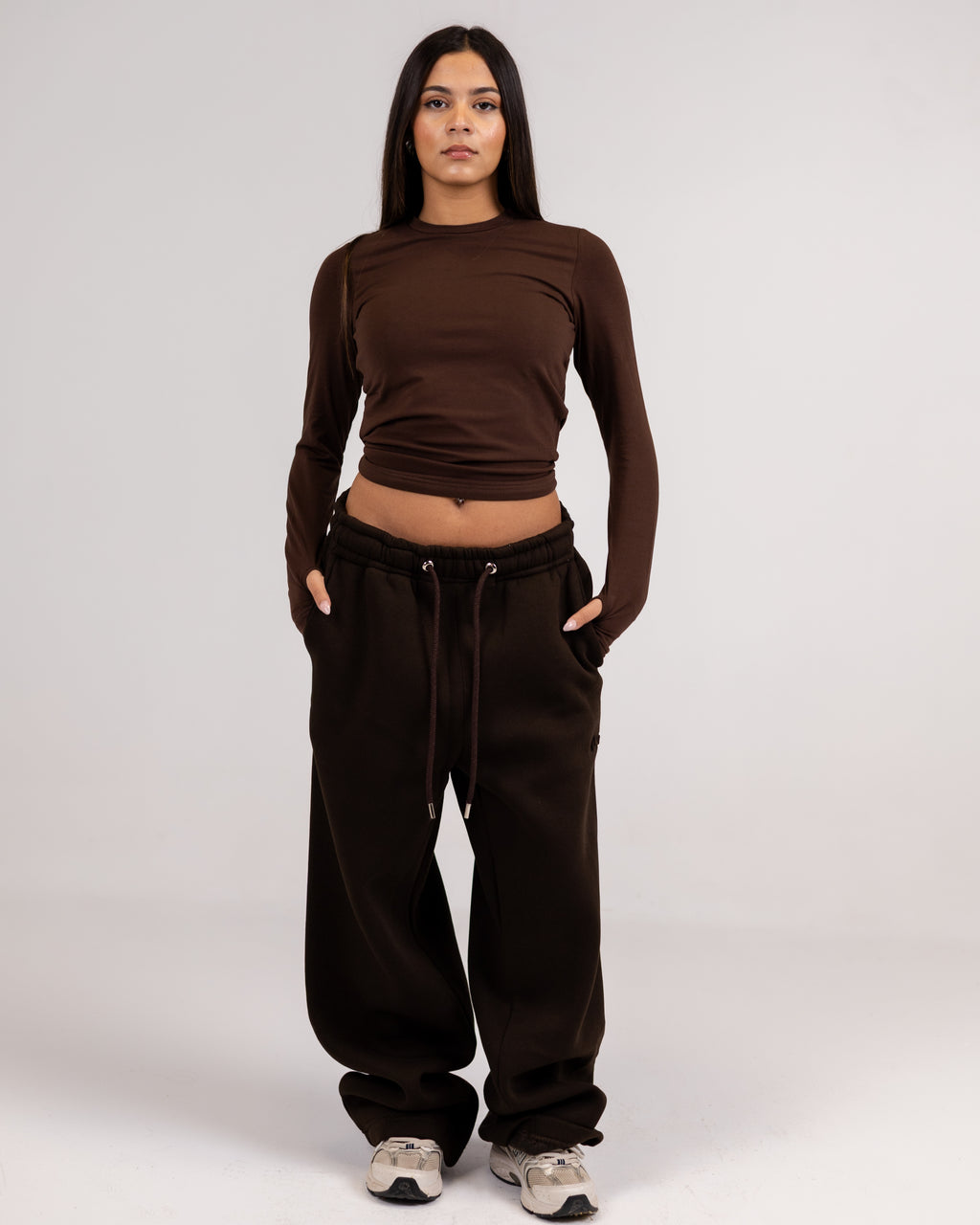 Grand-mere brown sweatpants