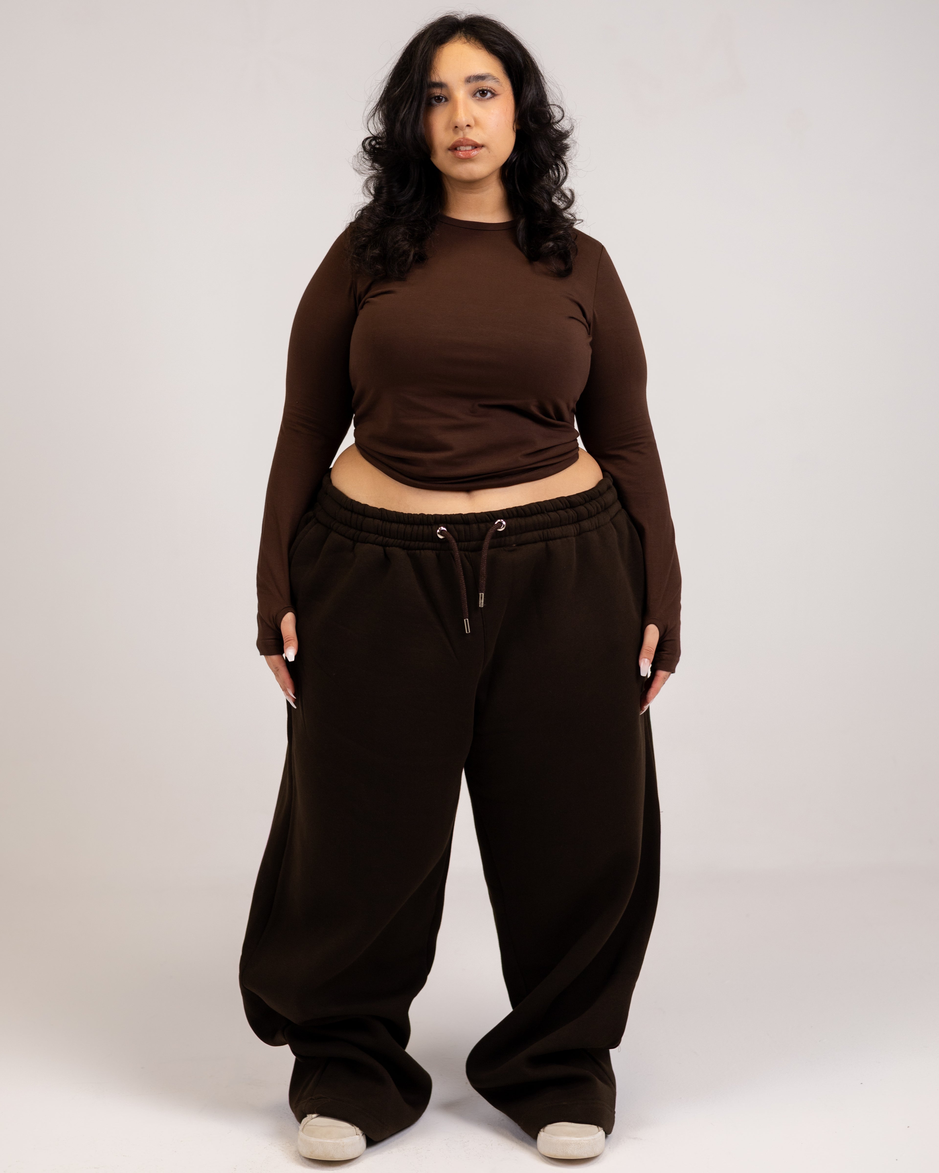 Grand-mere brown sweatpants