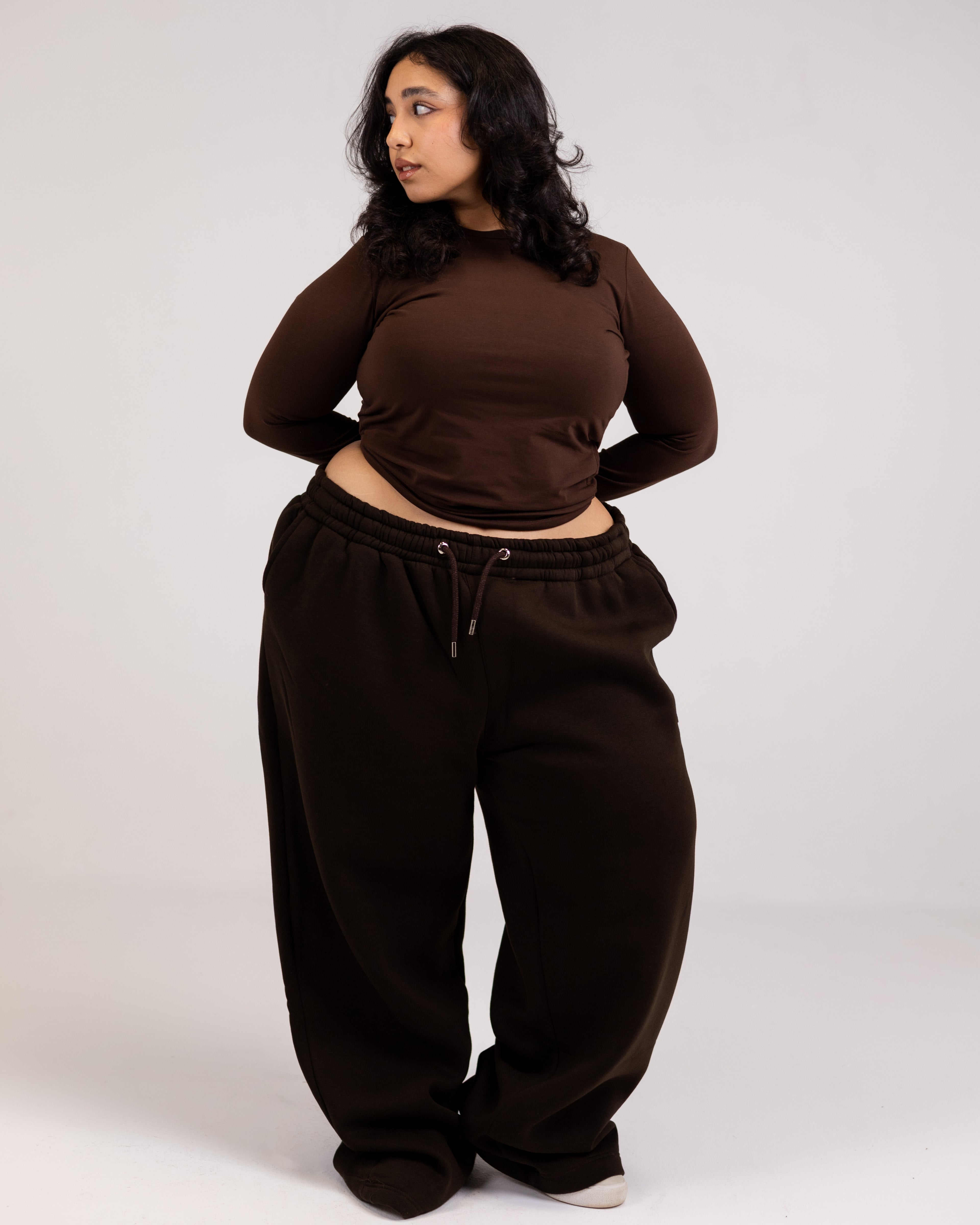 Grand-mere brown sweatpants