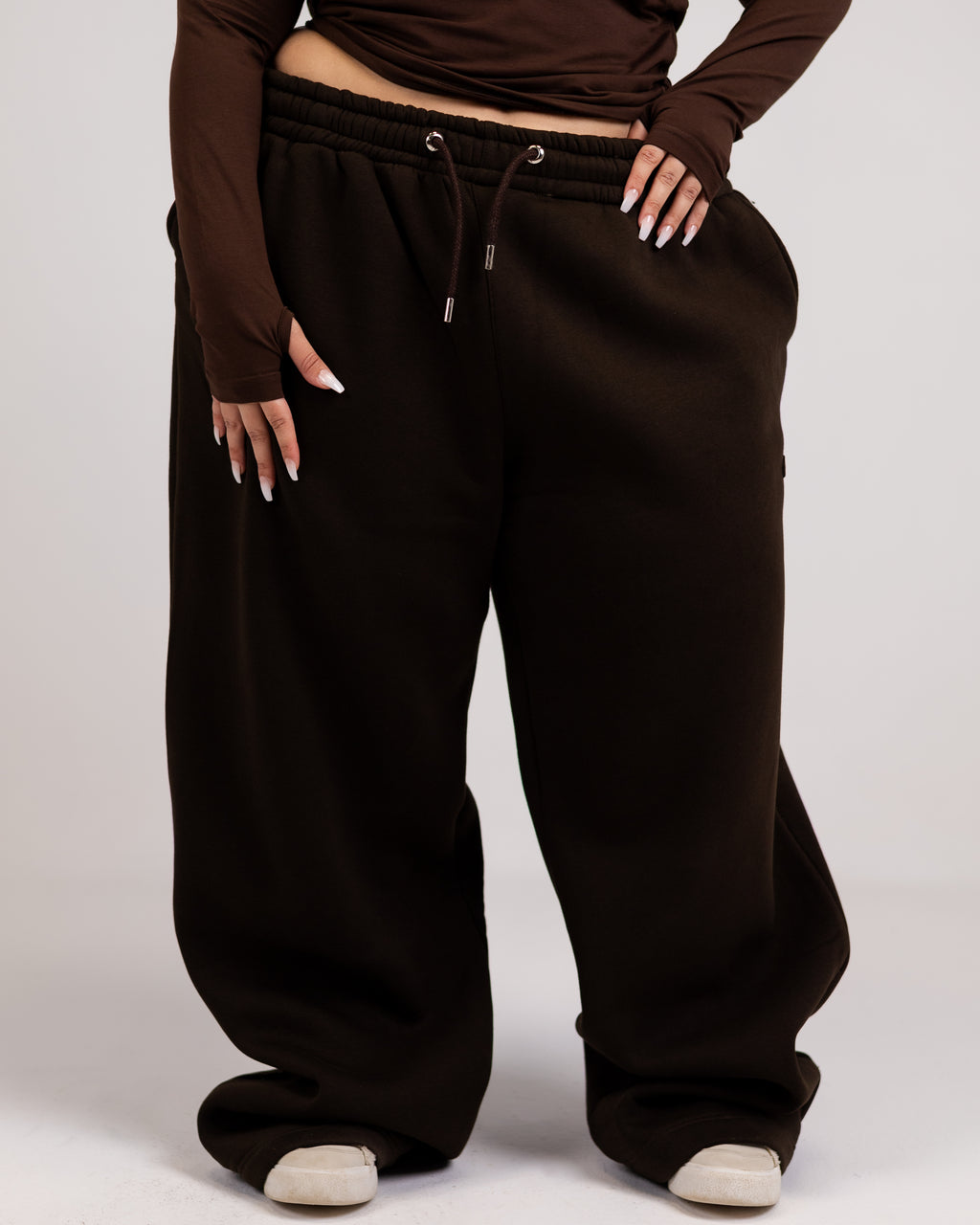 Grand-mere brown sweatpants