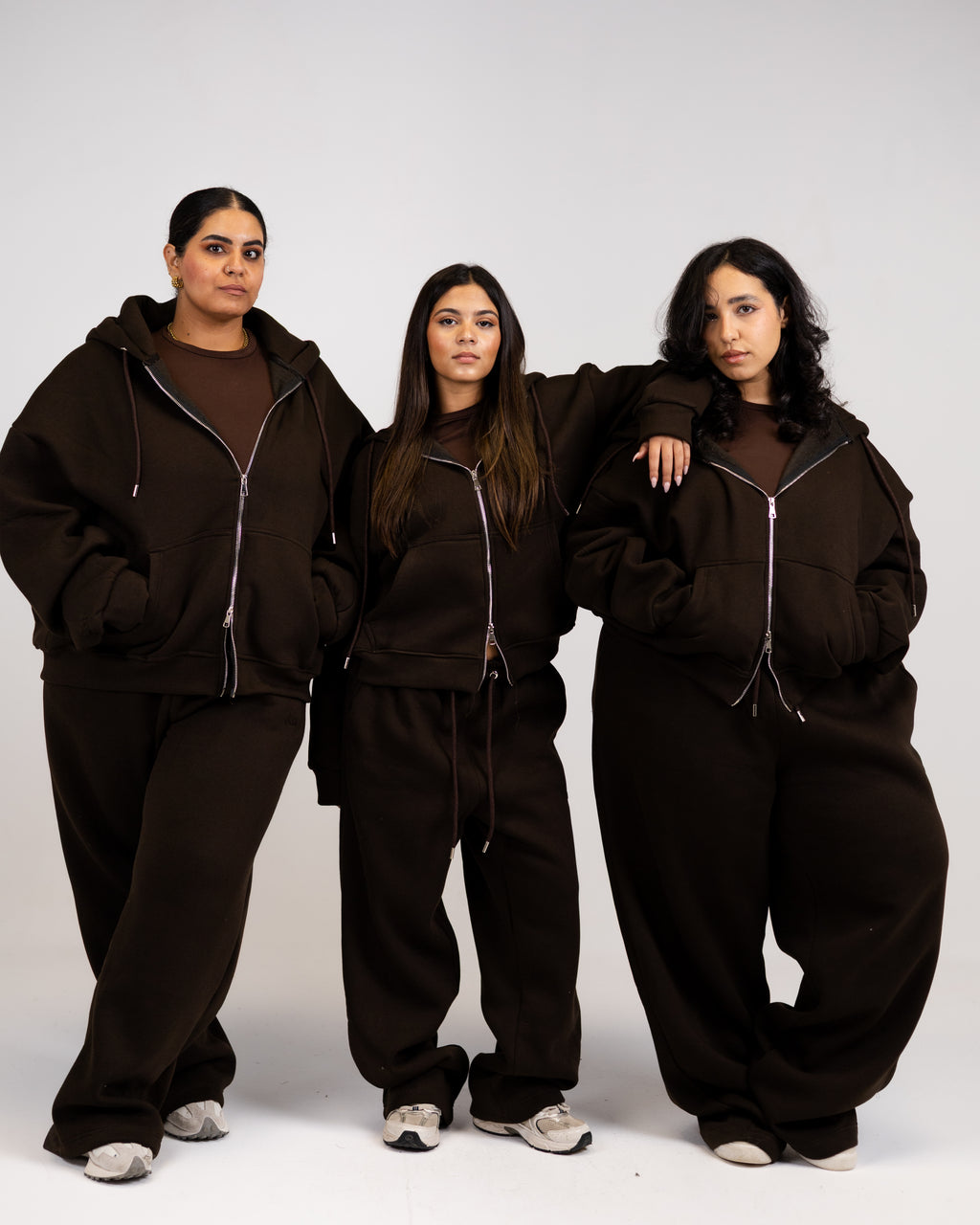 Grand-mere brown zipper