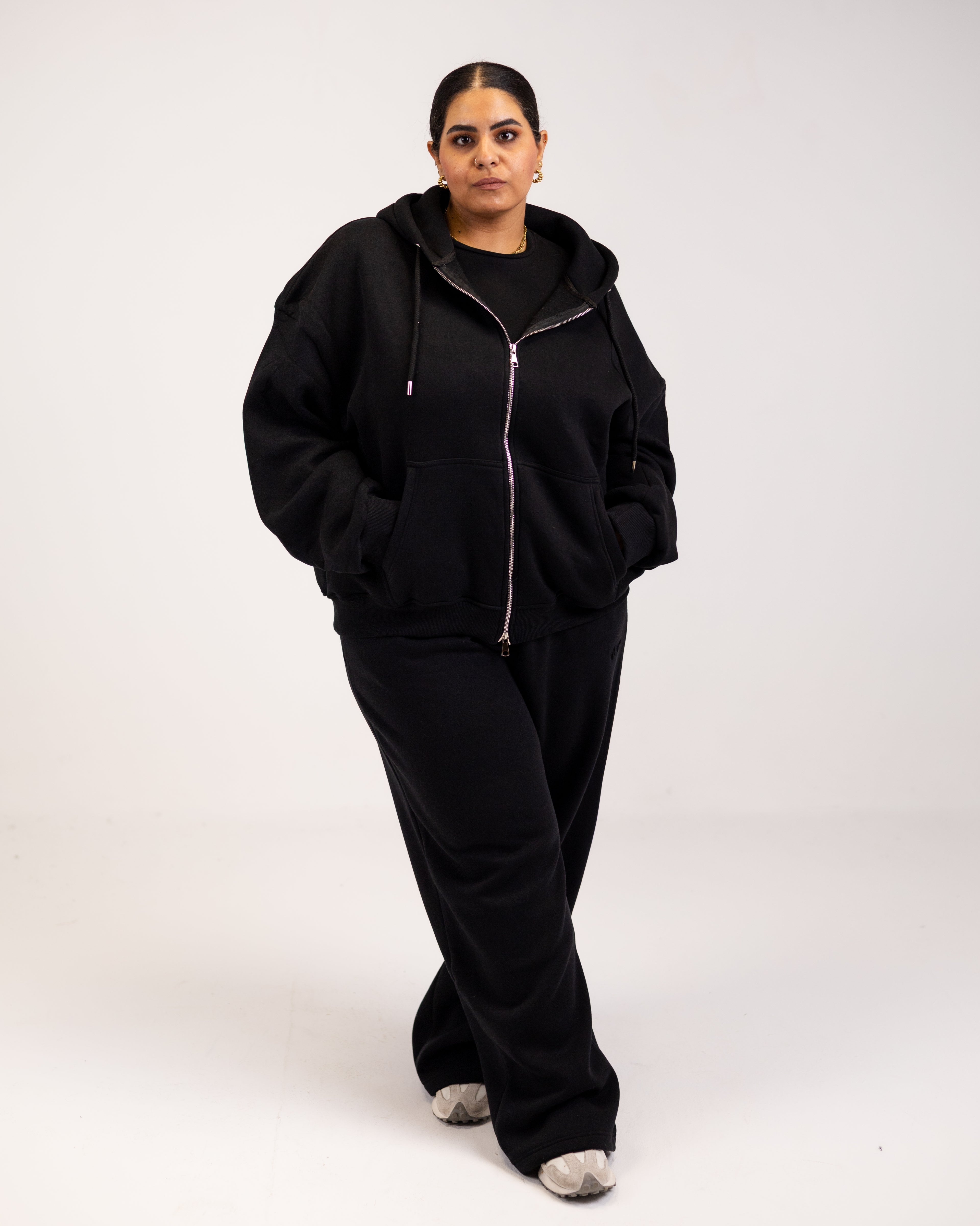 Grand-mere black zipper