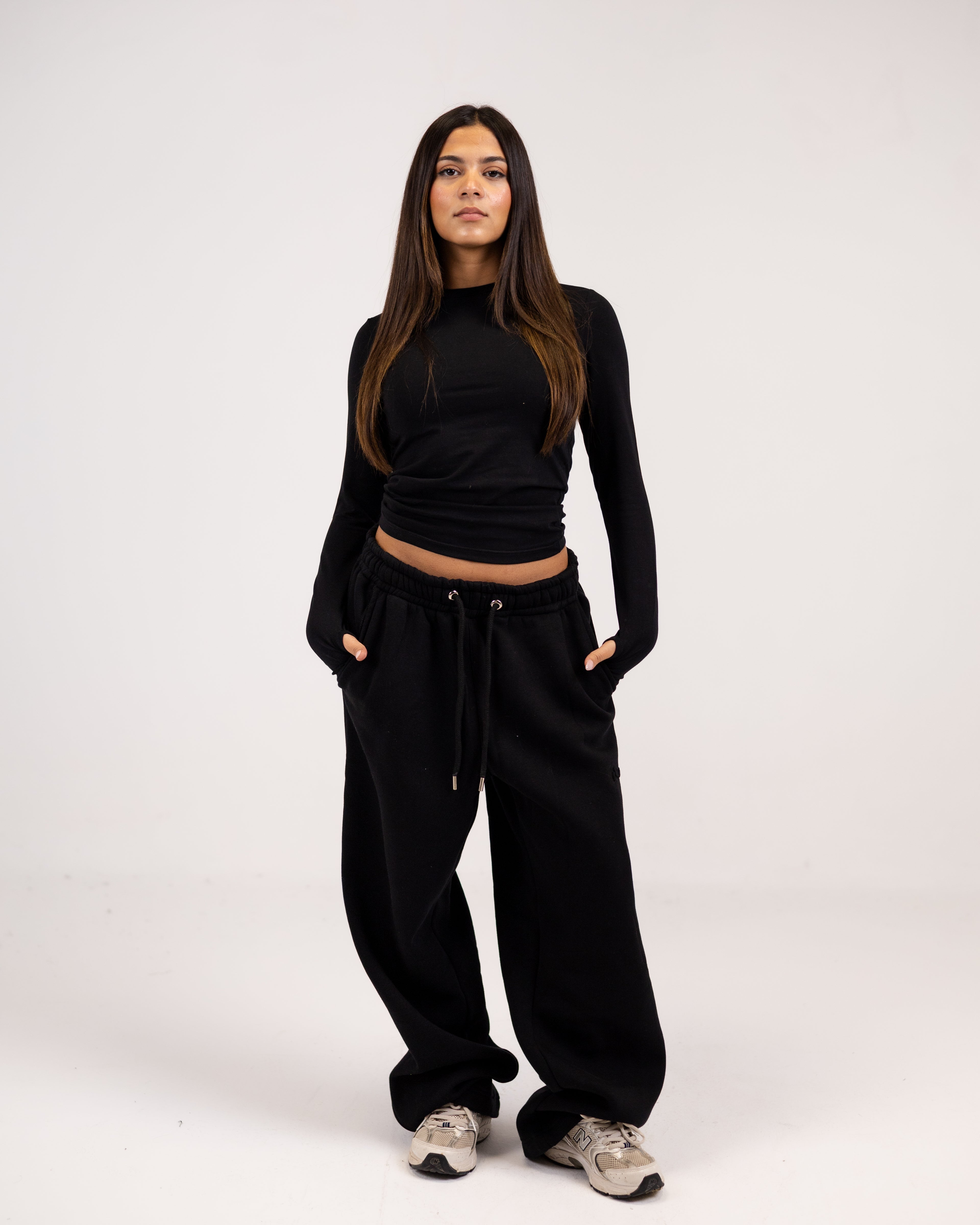 Grand-mere black sweatpants