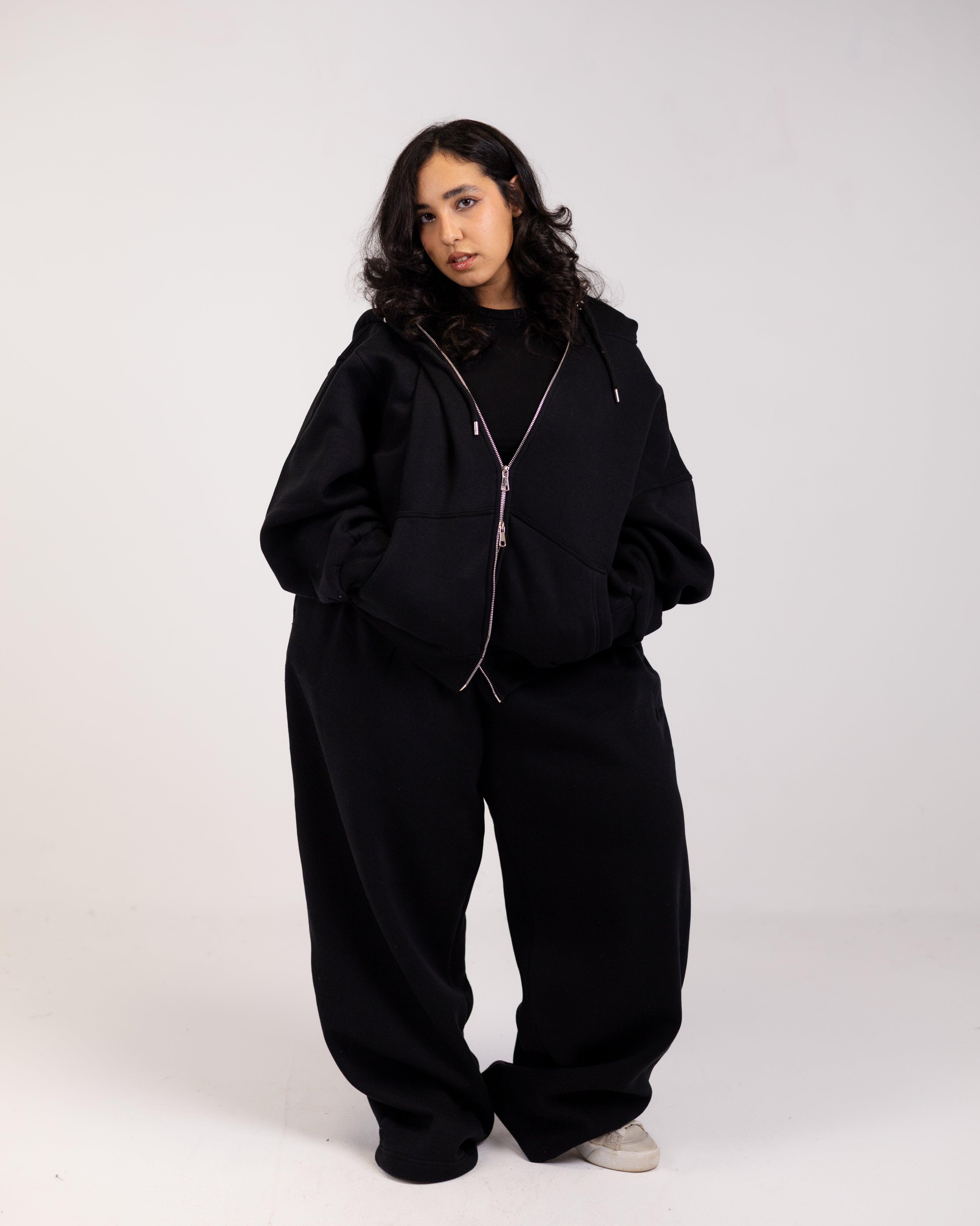 Grand-mere black zipper