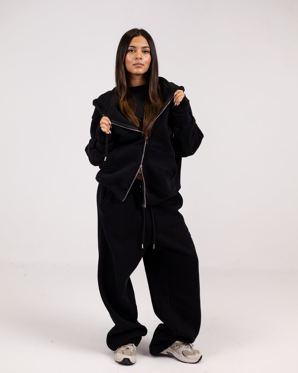 Grand-mere black zipper