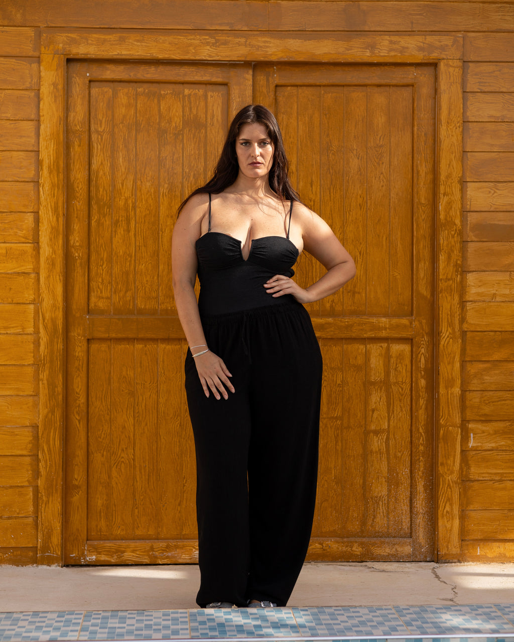 Black mamie linen