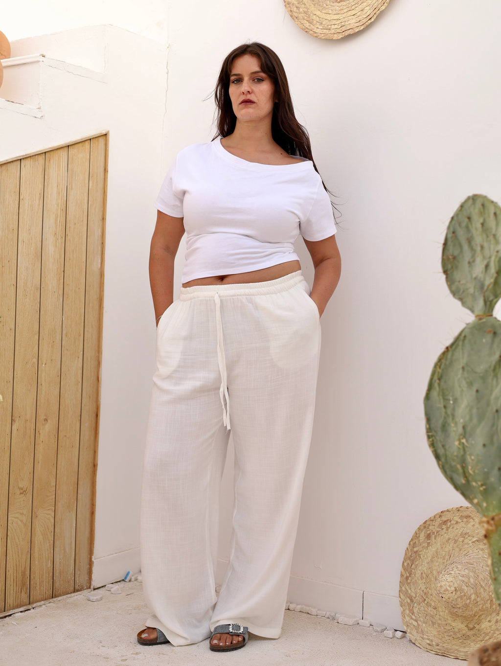 Off-white mamie linen