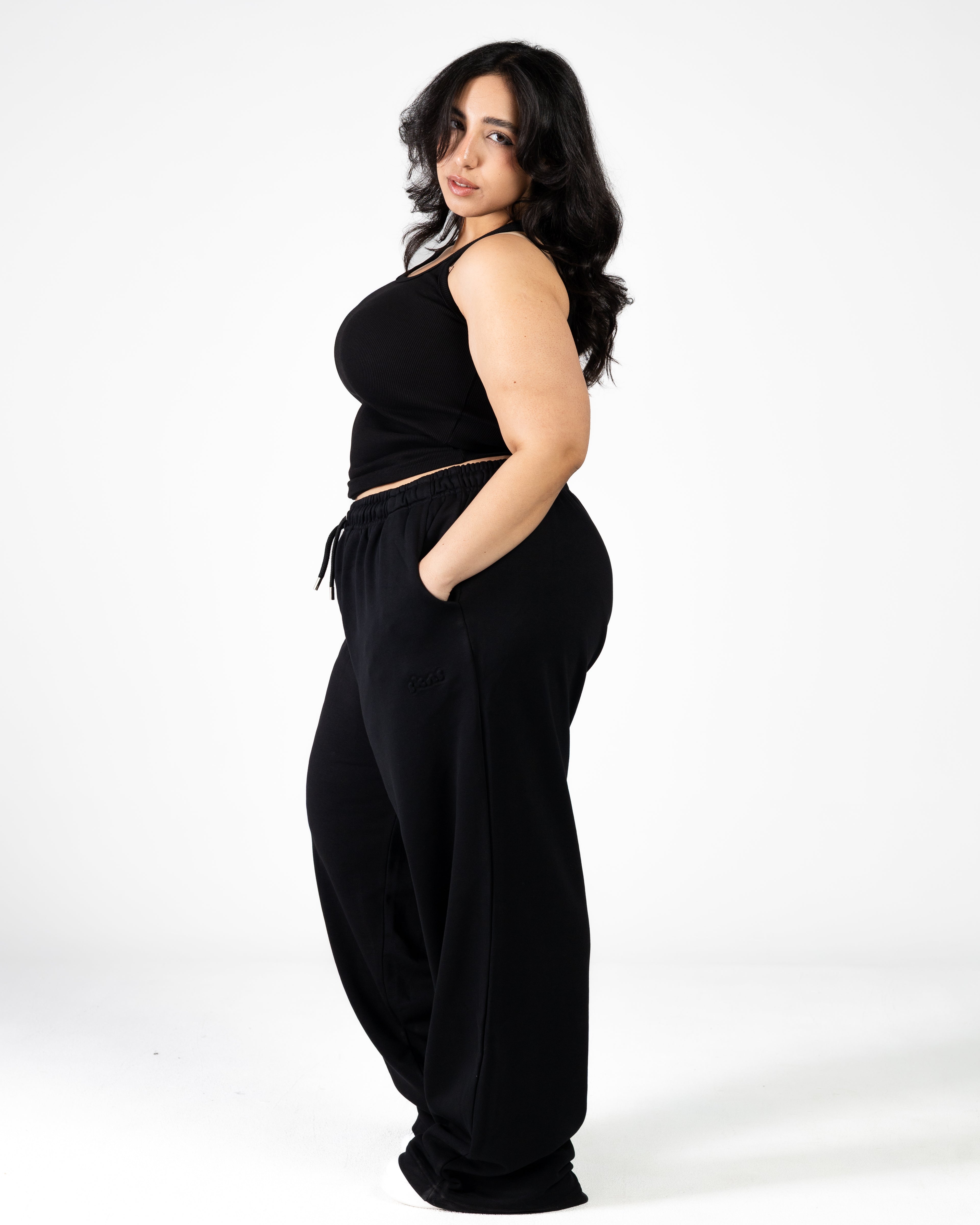 Grand-mere black sweatpants 2.0