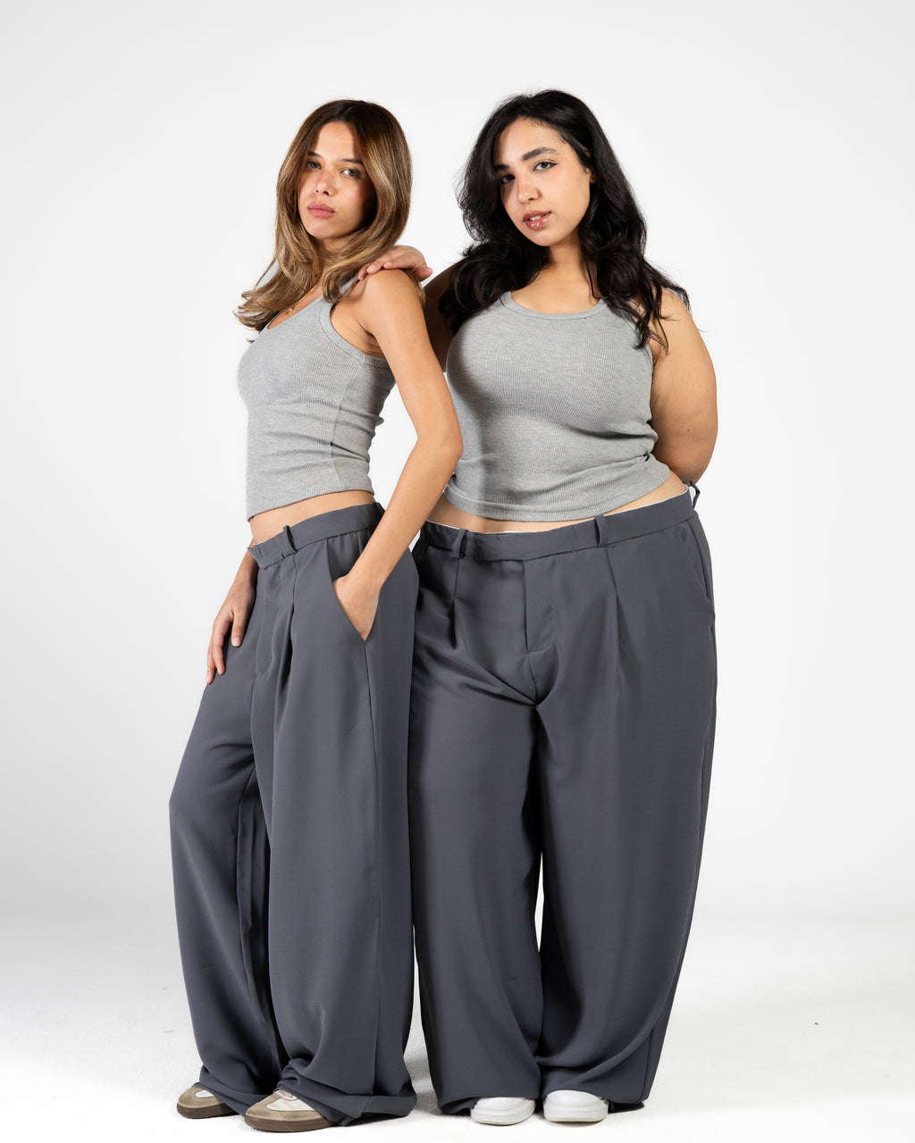 Mimi grey tailored pants