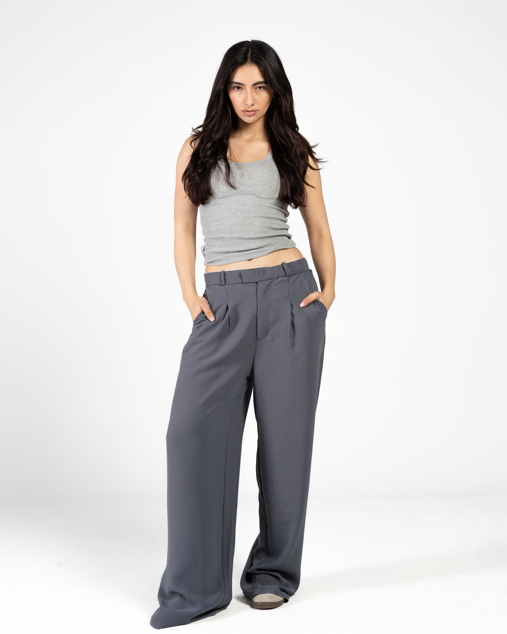 Mimi grey tailored pants