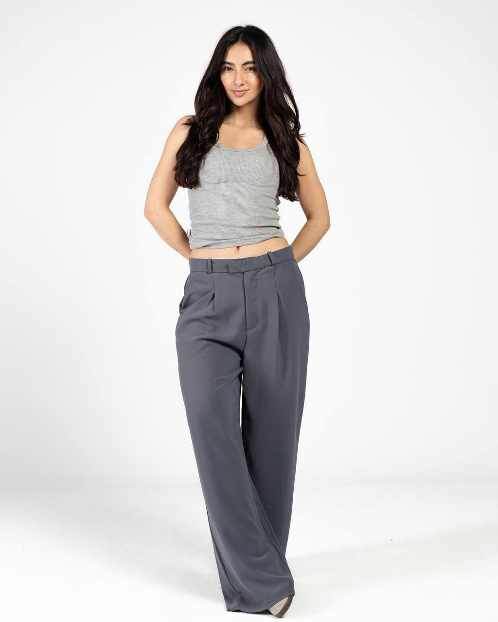 Mimi grey tailored pants