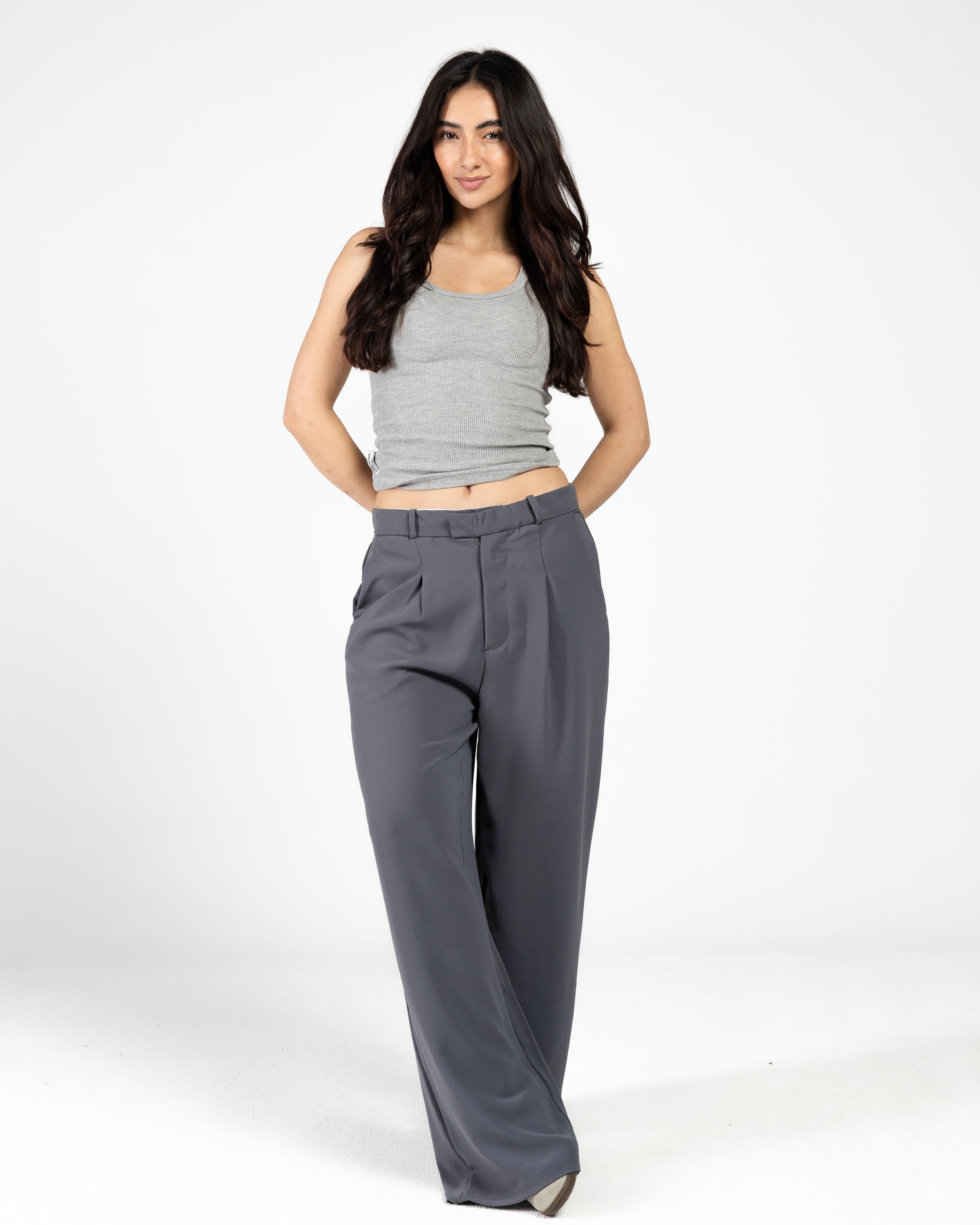 Mimi grey tailored pants