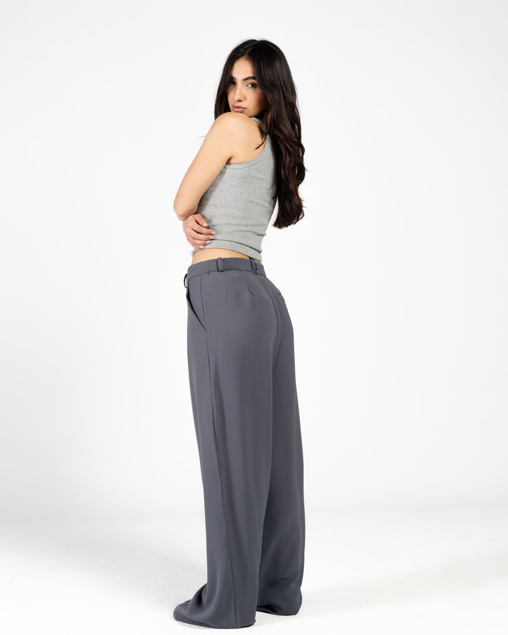 Mimi grey tailored pants
